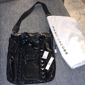 Marc Jacob Collection Patent Black Crossbody